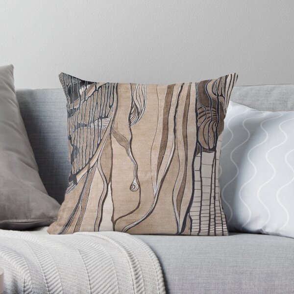 Leaf and leaves Throw Pillow