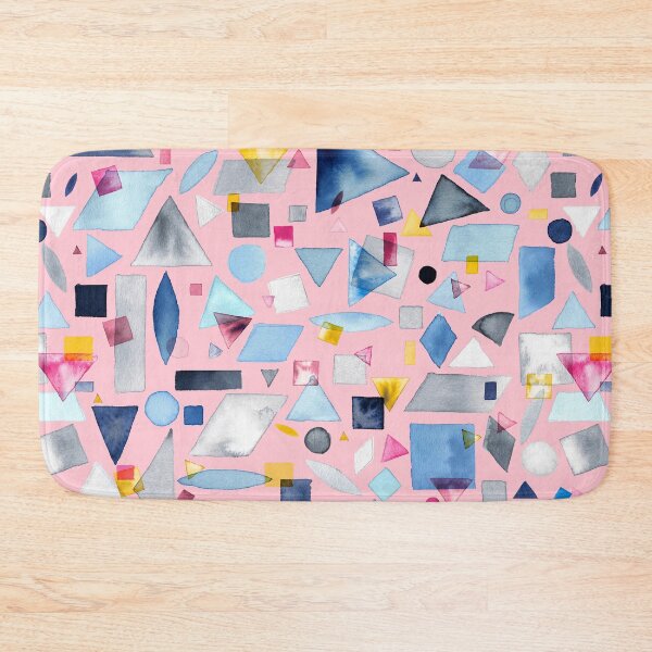 Item preview, Geometric Shapes Pink designed and sold by ninoladesign.