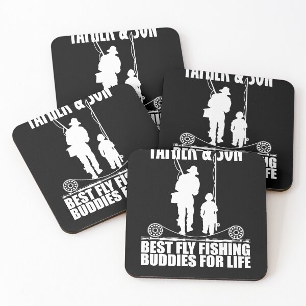 Item preview, Father & Son Fly Fishing Buddies For Life | Fishing Lover	Trout Fly Fisher and Angler designed and sold by Cedinho.