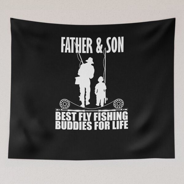 Item preview, Father & Son Fly Fishing Buddies For Life | Fishing Lover	Trout Fly Fisher and Angler designed and sold by Cedinho.