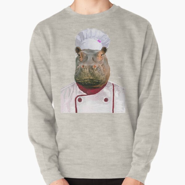 Madame Hippo the Chef Pullover Sweatshirt