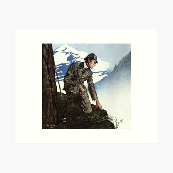 Item preview, Return Of Sherlock Holmes (Vintage Illustration - Frederick Dorr Steele) designed and sold by CrimeLab.