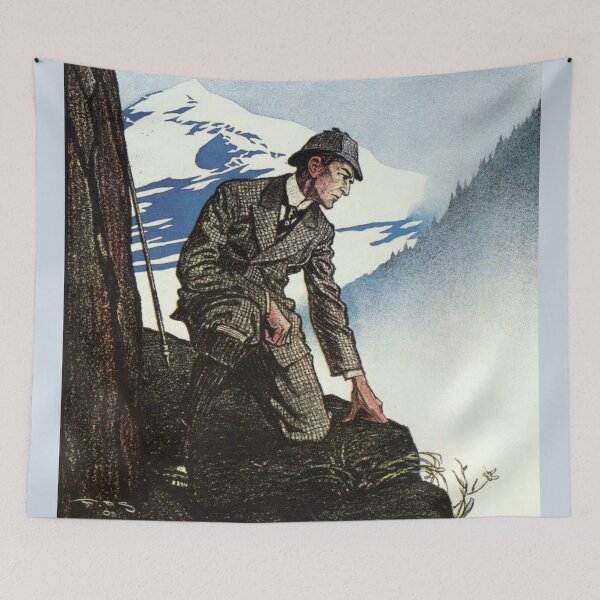 Item preview, Return Of Sherlock Holmes (Vintage Illustration - Frederick Dorr Steele) designed and sold by CrimeLab.