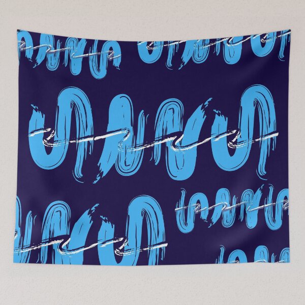 Item preview, blue zig zag pattern designed and sold by MallsD.