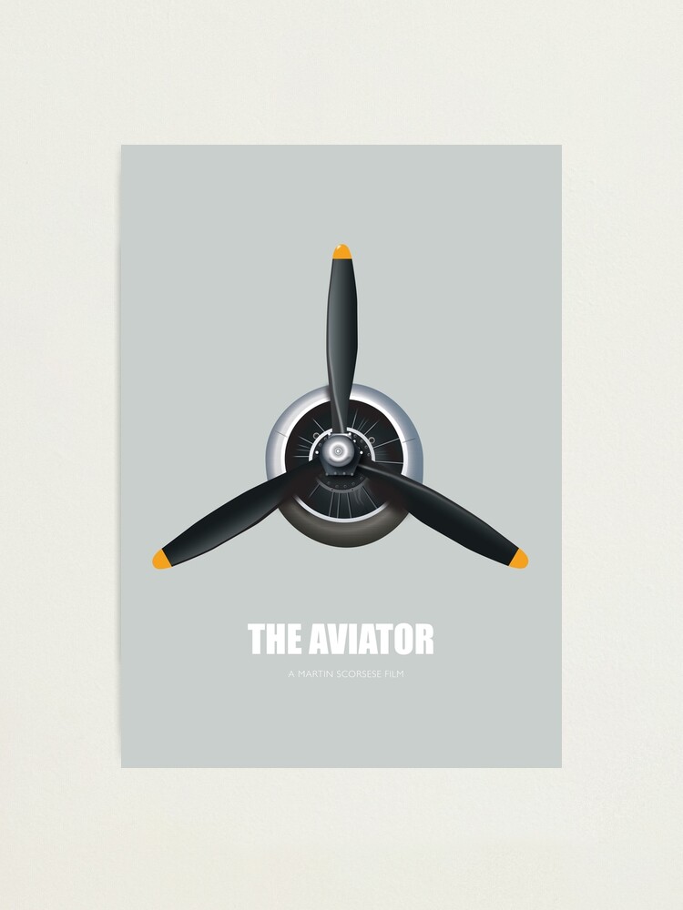 Alternate view of The Aviator - Alternative Movie Poster Photographic Print