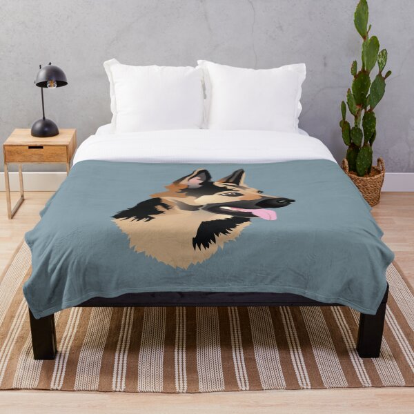 German Shepherd Throw Blanket