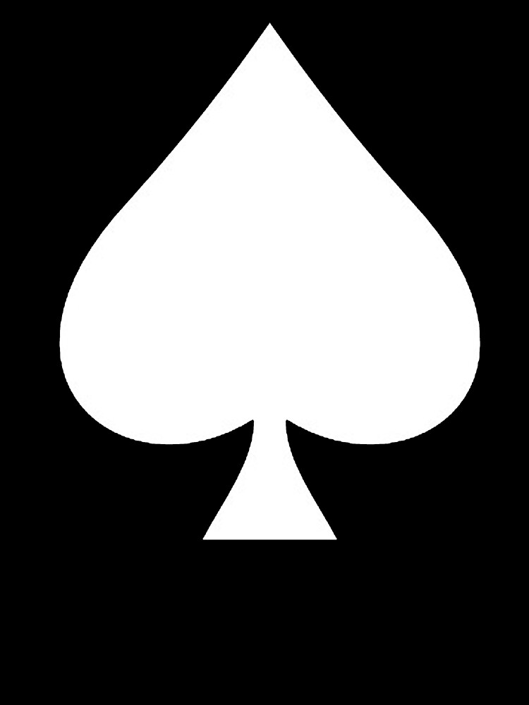 Mot/örhead Ace Of Spades Card Toppa bianco//nero