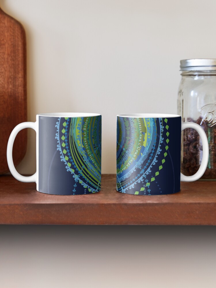 Coffee Mug, Mandala Moon designed and sold by LGiol