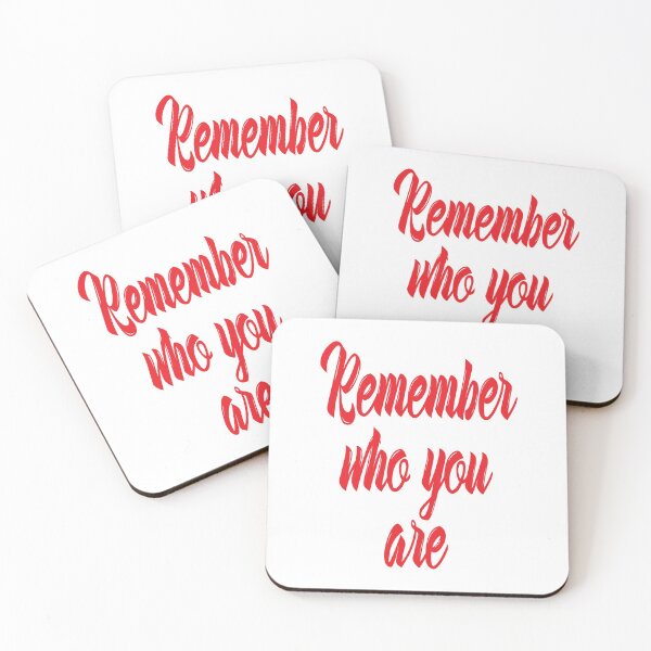 Item preview, Remember Who You Are Inspirational Quote designed and sold by ProjectX23.