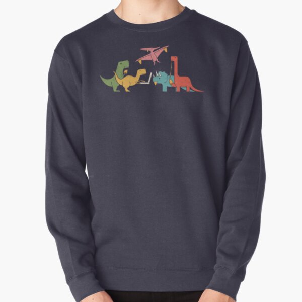 Pizza Dinos Pullover Sweatshirt