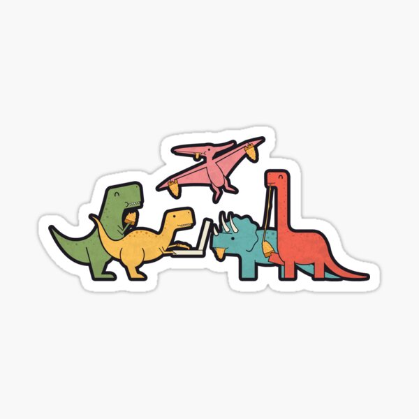Item preview, Pizza Dinos designed and sold by HandsOffMyDinosaur.