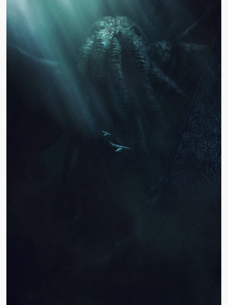 Cthulhu and the whales by guillemhp