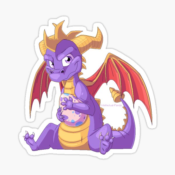 Spyro with Egg Sticker