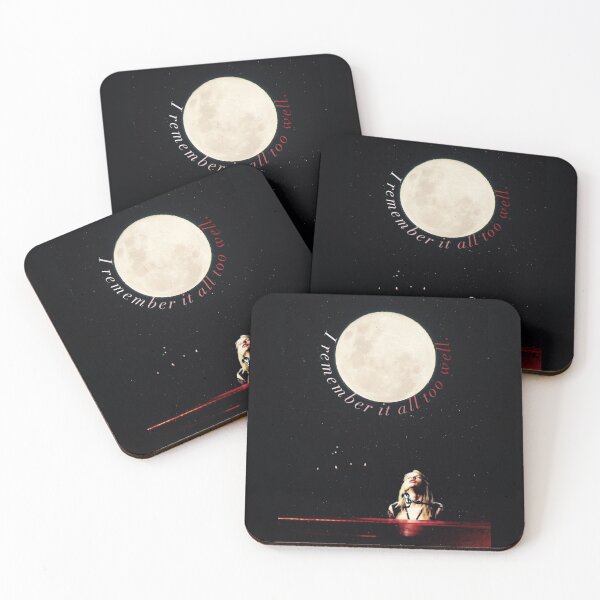 Item preview, All Too Well Lyric moon art designed and sold by bloodredwine.
