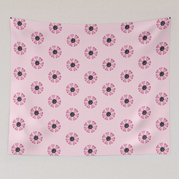 Item preview, Pink Flower - Round - Watercolour Painting designed and sold by Pattokarts.