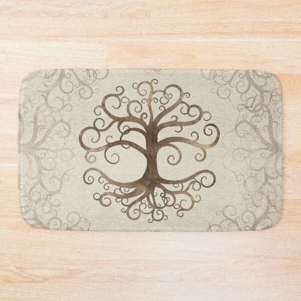 Item preview, Tree of life Pastel Gold on Canvas designed and sold by k9printart.