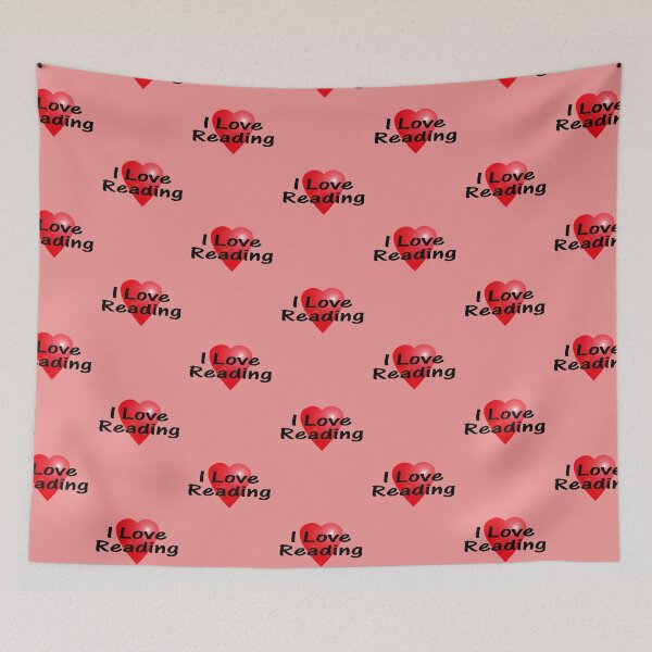 Item preview, I Love Reading Sticker Bookworm T-Shirt Bedspread Story Book designed and sold by deanworld.