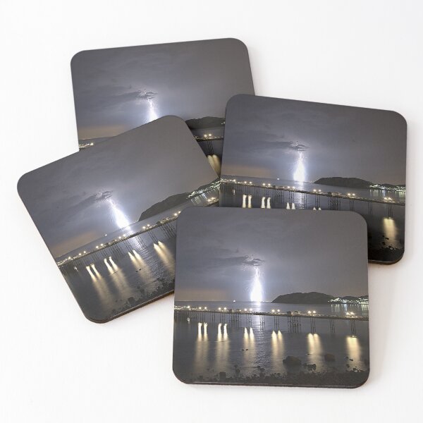 Item preview, Lightning Strike Llandudno Pier designed and sold by Derren Jones.