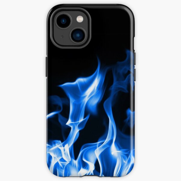 blue flames fire