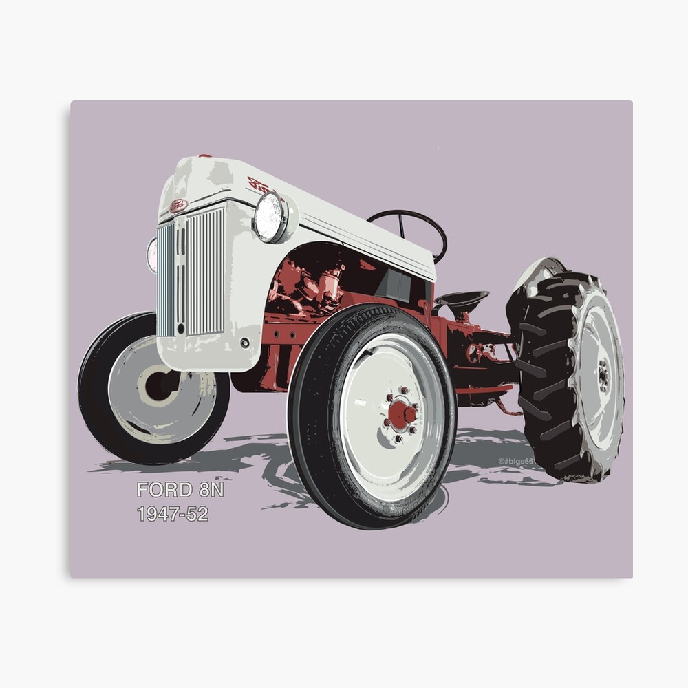 Old Redbelly Ford8n North America 39 S Best Selling Tractor Photographic Print By Bigs66 Redbubble