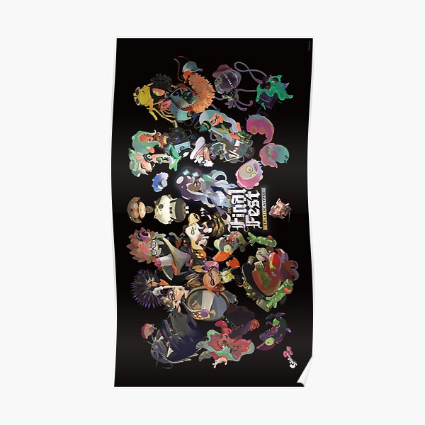 Final Fest Splatoon 2 Splatocalypse Poster Poster