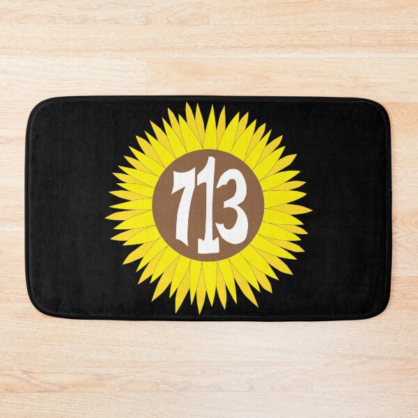 Item preview, Hand Drawn Texas Sunflower 713 Area Code designed and sold by itsrturn.
