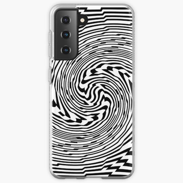#Psychedelic #Hypnotic #Pattern, Visual #Illusion, Optical Art  Samsung Galaxy Soft Case