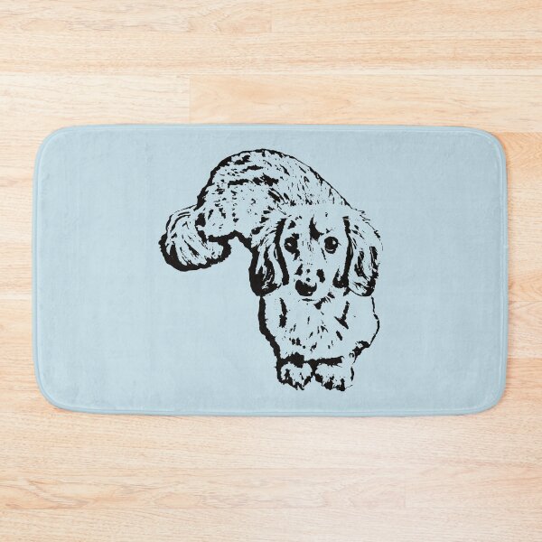 Item preview, Long Hair Dachshund Lying Down designed and sold by SmartPooch.
