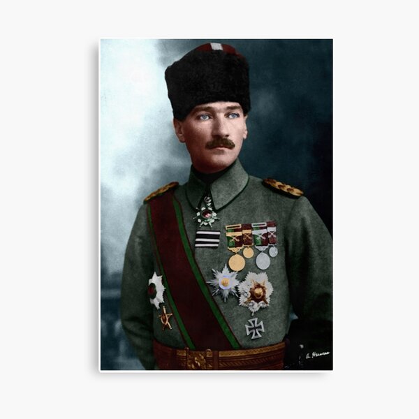Mustafa Kemal Atatürk 1918 Canvas Print