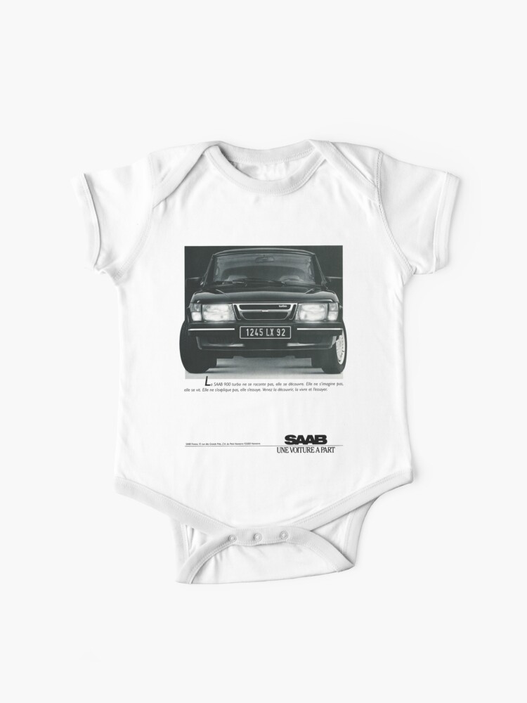 Saab 900 Turbo Baby One Piece By Throwbackmotors Redbubble