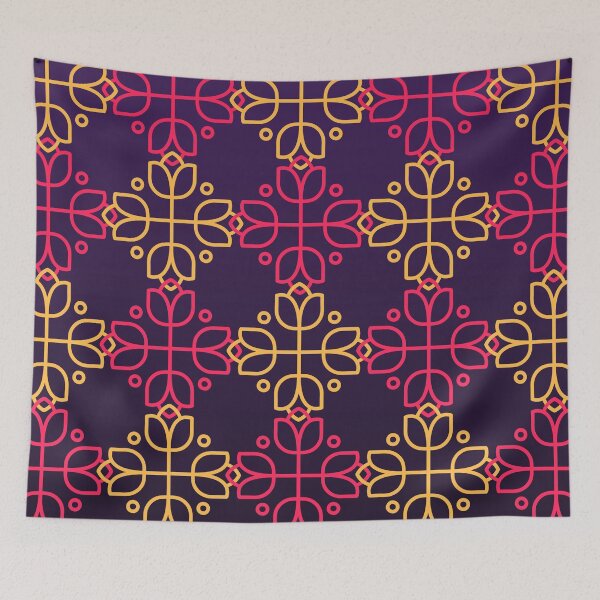 Item preview, purple flower pattern designed and sold by MallsD.