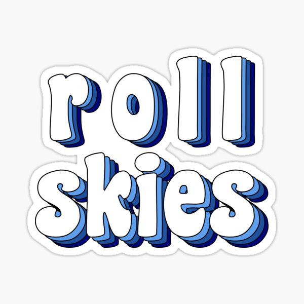 Groovy Roll 'Skies Sticker