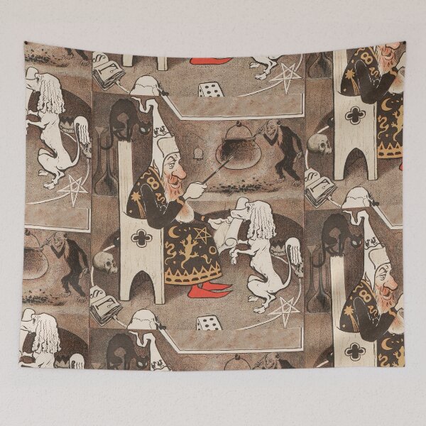 Item preview, A wizard and his dog designed and sold by Vintage Designs +.