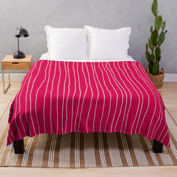 Item preview, Hand Drawn Lines Vertical Combination Magenta designed and sold by Miss Striped.