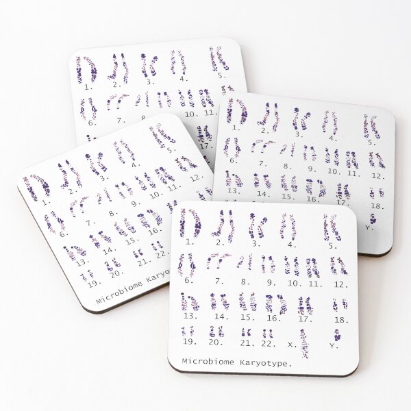 Item preview, Microbiome Karyotype designed and sold by eliza-coli.