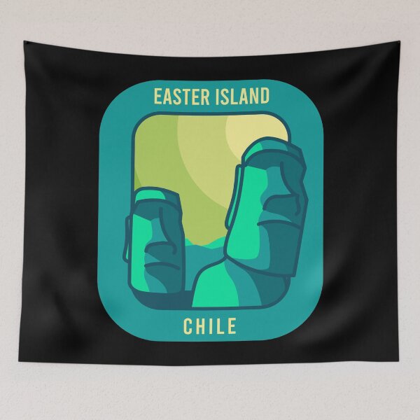 Item preview, Moai, Easter Island Chile designed and sold by tonstan.