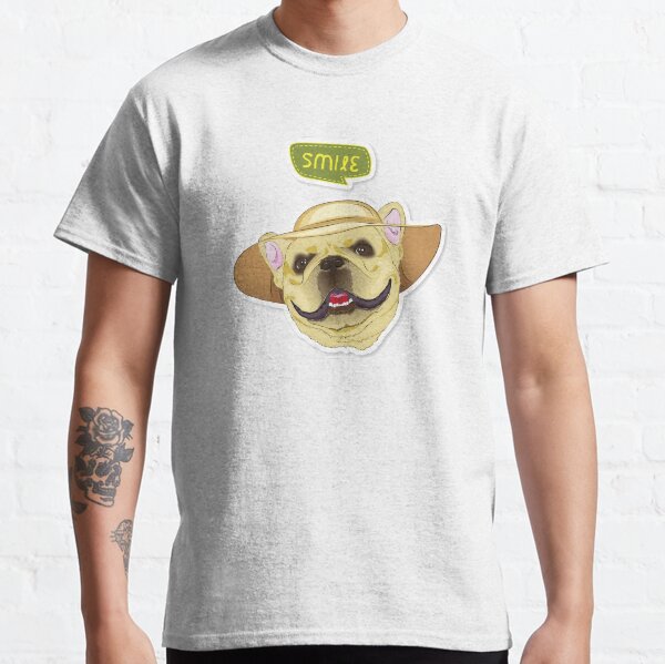 Cutie Canine Frenchie "Smile" Classic T-Shirt