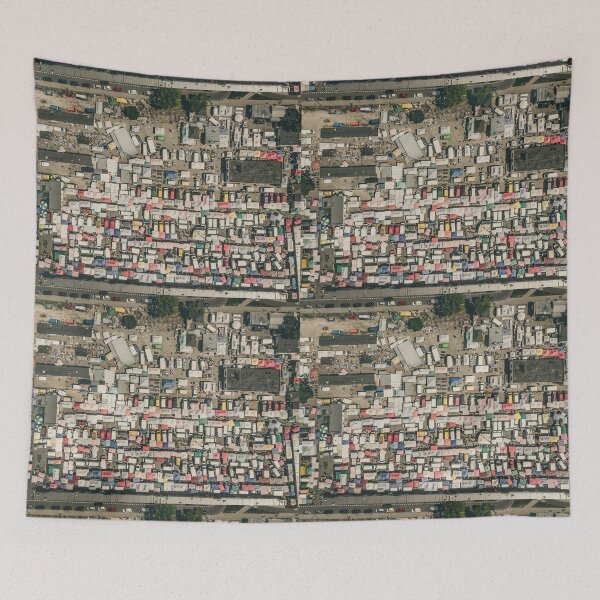 Item preview, Local grocery market aerial view designed and sold by Lukasz Szczepanski.