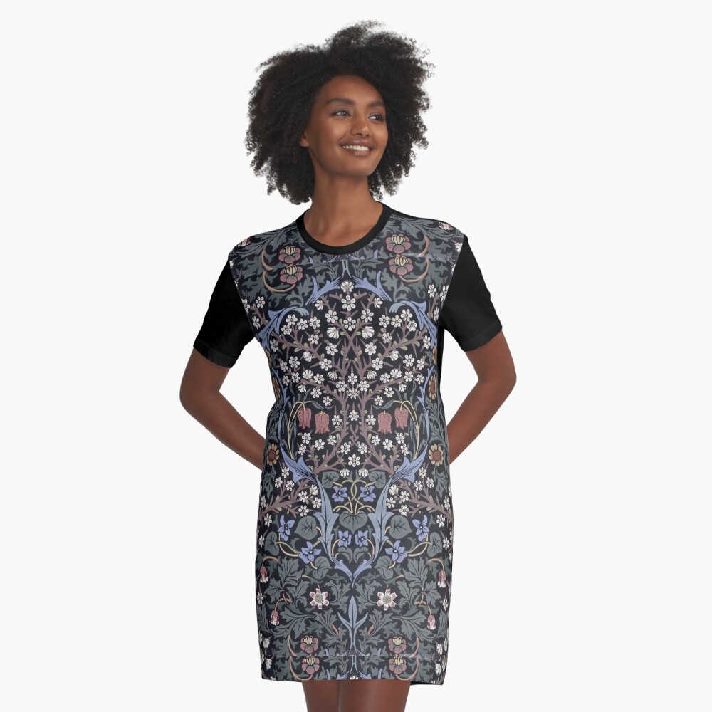 William Morris - Blackthorn Graphic T-Shirt Dress