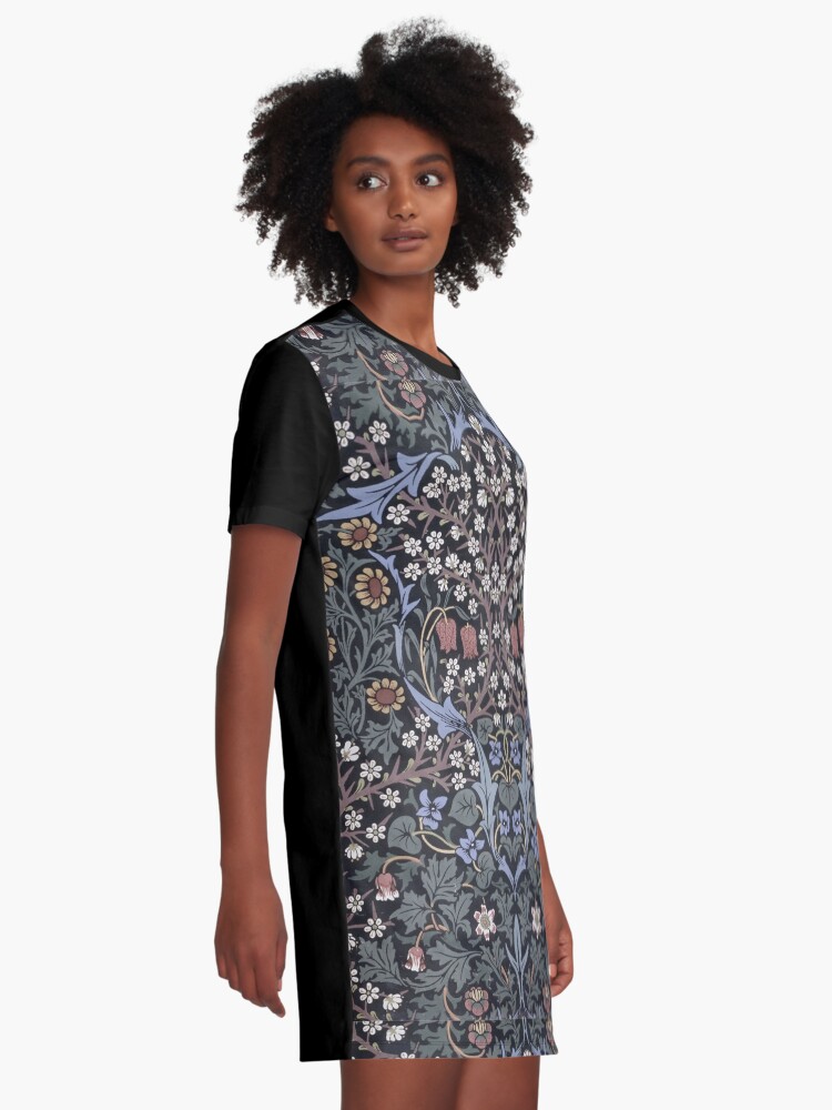 Alternate view of William Morris - Blackthorn Graphic T-Shirt Dress