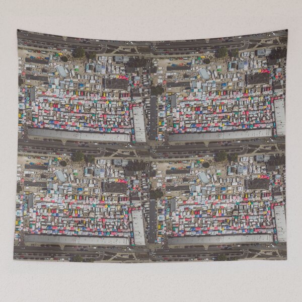 Item preview, Local grocery market aerial view designed and sold by Lukasz Szczepanski.