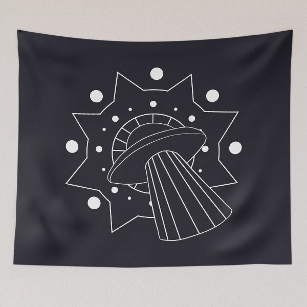 Item preview, Beaming UFO designed and sold by trashyvoid-art.