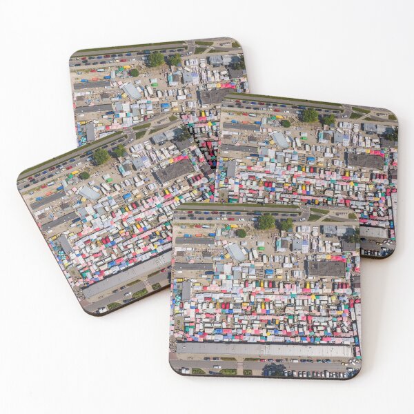 Item preview, Local grocery market aerial view designed and sold by Lukasz Szczepanski.