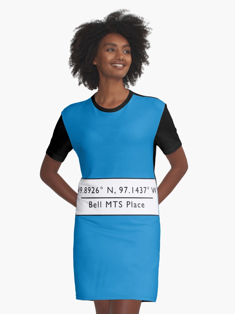 Bell MTS Place Coordinates Graphic T Shirt Dress for Sale by cocreations Redbubble