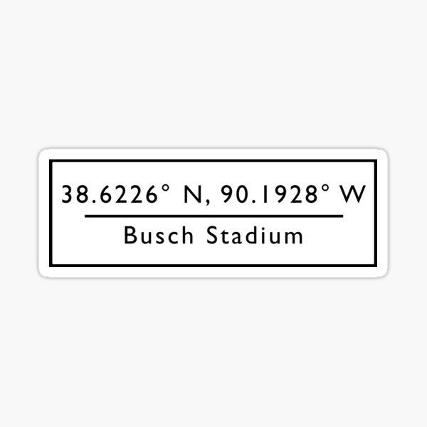 Busch Stadium Section 249 Poster for Sale by Chapperson
