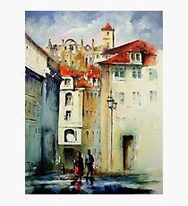 lisbon old city.. Photographic Print