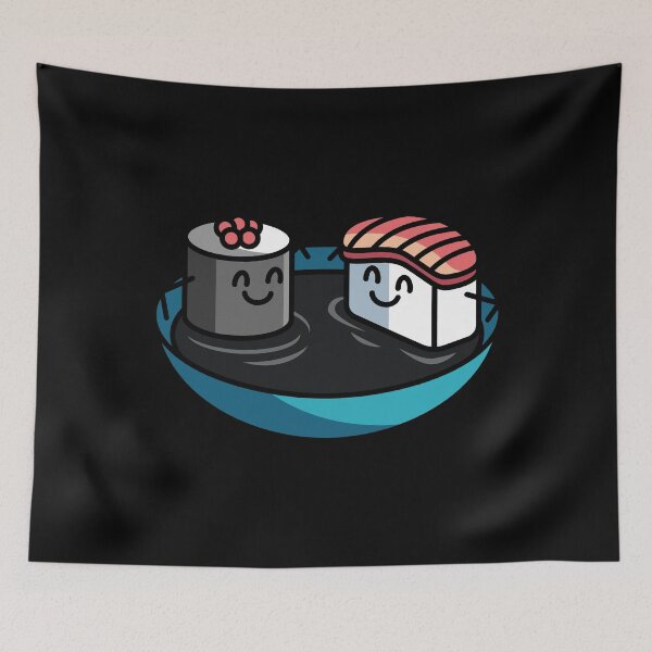 Item preview, Sushi bathes in soy sauce designed and sold by tonstan.