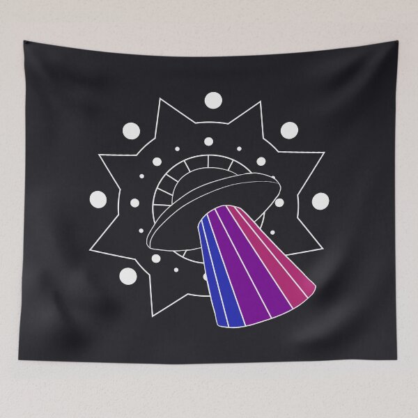 Item preview, [ BI PRIDE ] Beaming UFO designed and sold by trashyvoid-art.