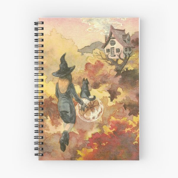 Item preview, Witch with her cat designed and sold by adrstefanska.