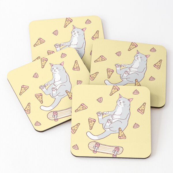 Item preview, Radical Dude Pizza Cat designed and sold by machmigo.